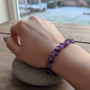 Amethyst Chips Bracelet