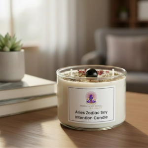 Aries Zodiac Soy Intention Candle