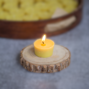 Beeswax Unscented Tealight Candles