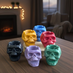 Big Skull Soy Candle (Colour Option Available)