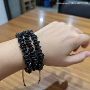 Black Tourmaline Chips Bracelet