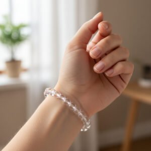Clear Quartz Beads Bracelet