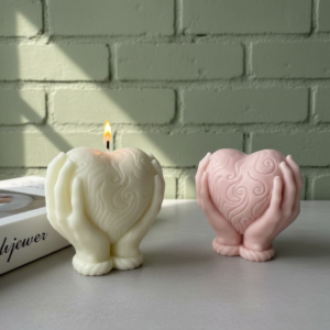 Emotional Healing Heart Flame Candle