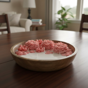 Jumbo Size Pink Peony Soy Scented Candle