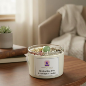 Leo Zodiac Soy Intention Candle