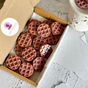 Mini Waffle Wax Melts . Coffee Scented Soy Wax Melts