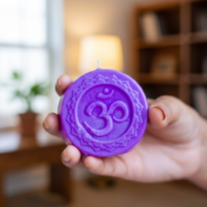 Purple Crown Chakra Decorative Candle