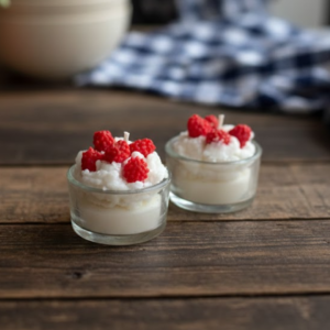 Raspberry Mini Cup Soy Scented Candles