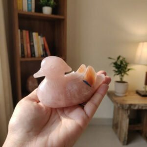 Rose Quartz Duck