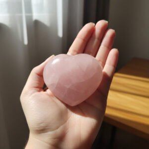 Rose Quartz Heart
