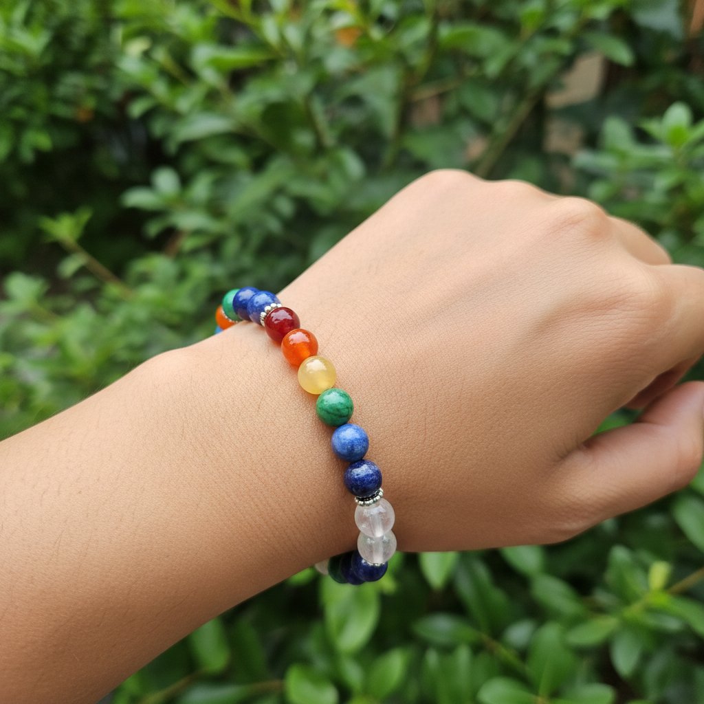 Seven Chakra Beads Bracelet