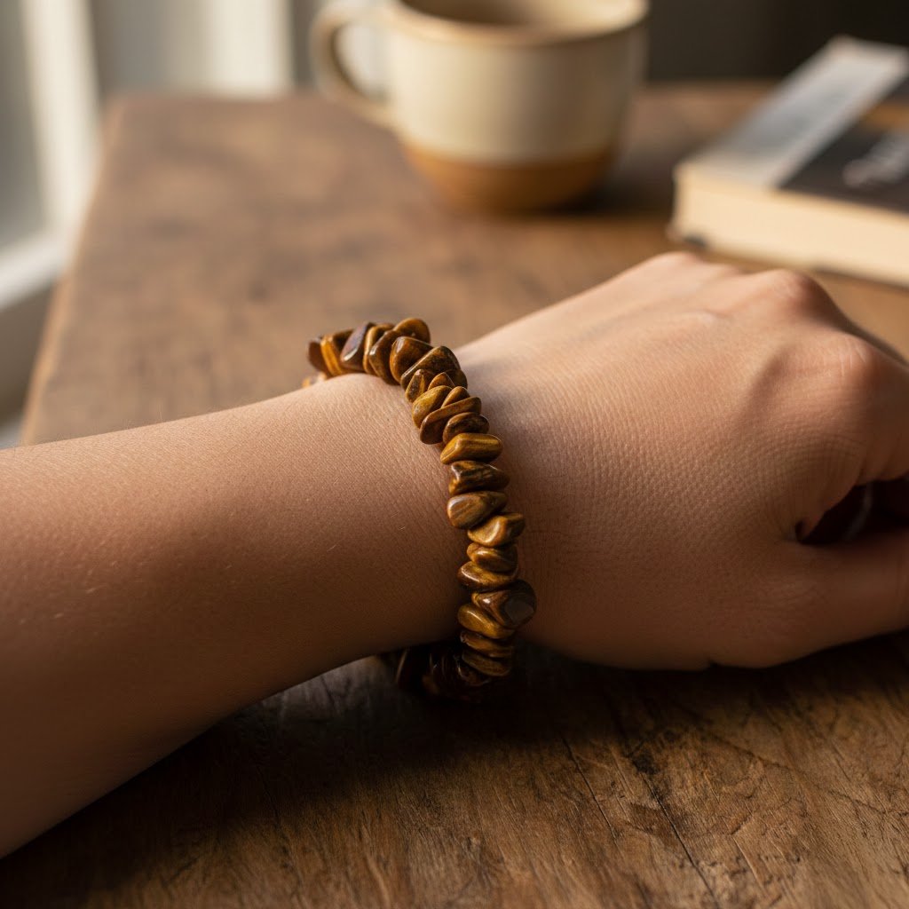 Tiger's Eye Chips Bracelet