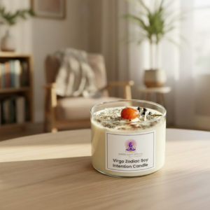Virgo Zodiac Soy Intention Candle